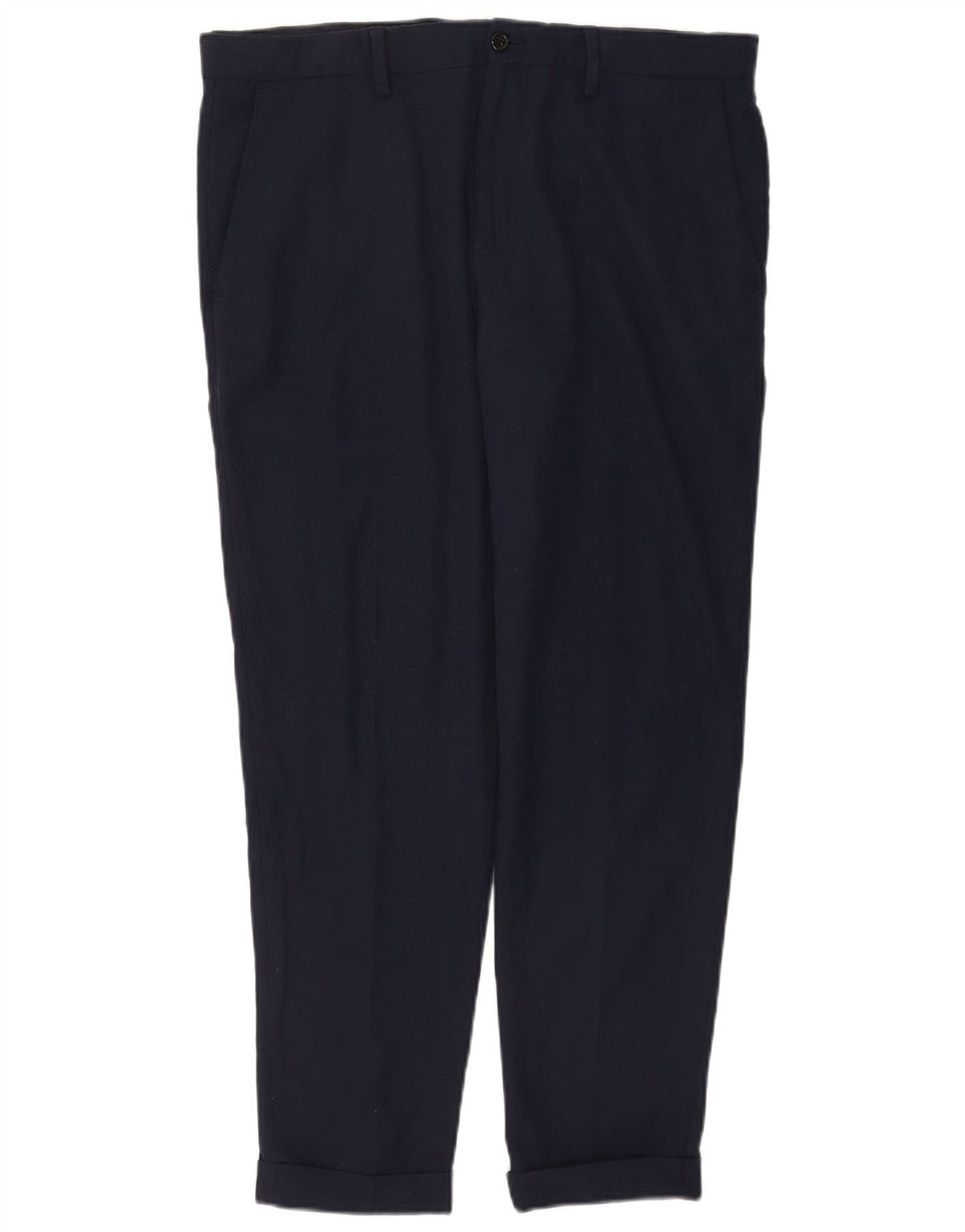 Pantaloni de costum slim pentru bărbați Zara EU 44 Mari L34 L30 Poliester bleumarin