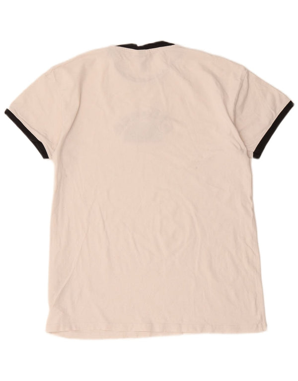 Tricou cu grafic pentru femei Ellesse Top UK 8 Small Bumbac alb