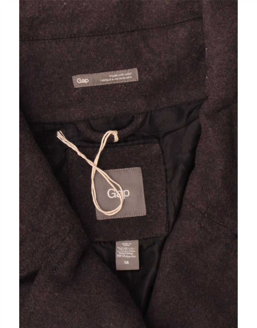Palton pentru femei Gap US 14 XL Lână gri