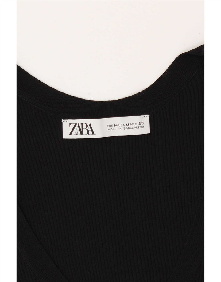 Vestă pentru femei Zara UK 12 Medium Negru