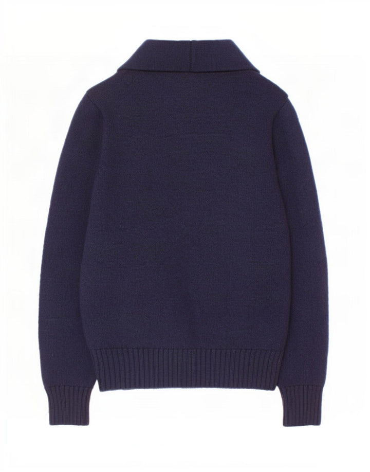 Pulover Cardigan Fay Băieți 9-10 Ani Lână Bleumarin