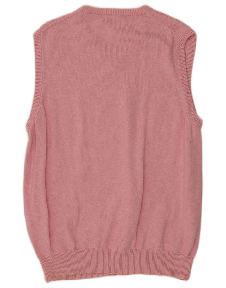 Gant Mens Vest Tank Top XL Pink Bumbac
