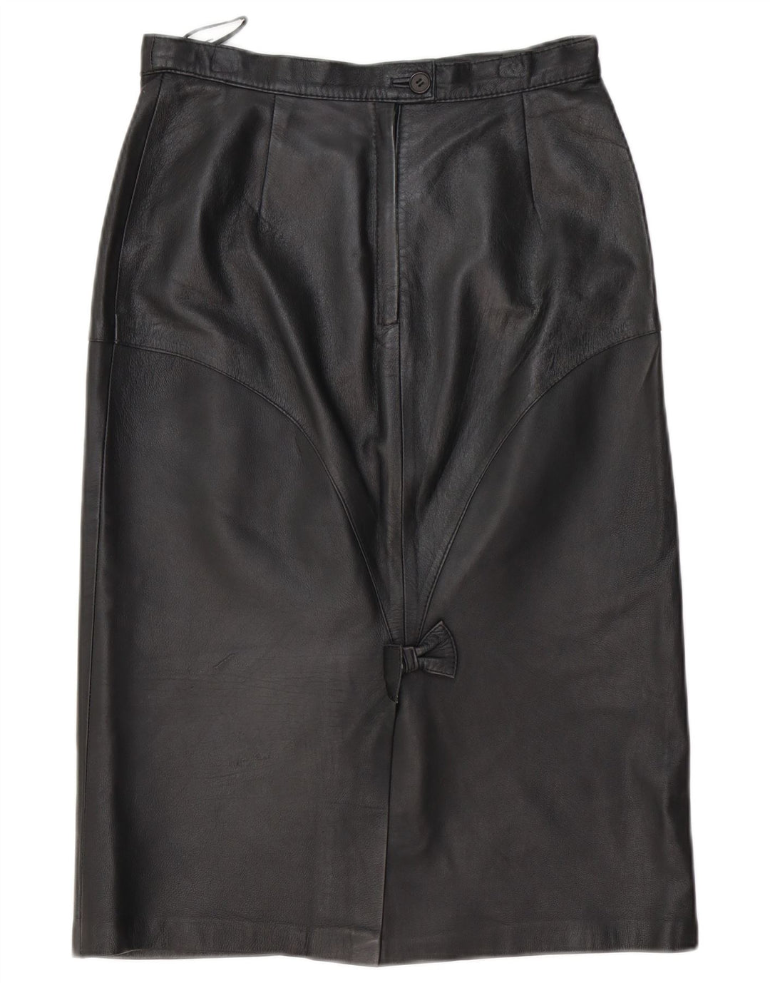 Fusta din piele vintage pentru femei EU 40 Medium W30 Piele neagra
