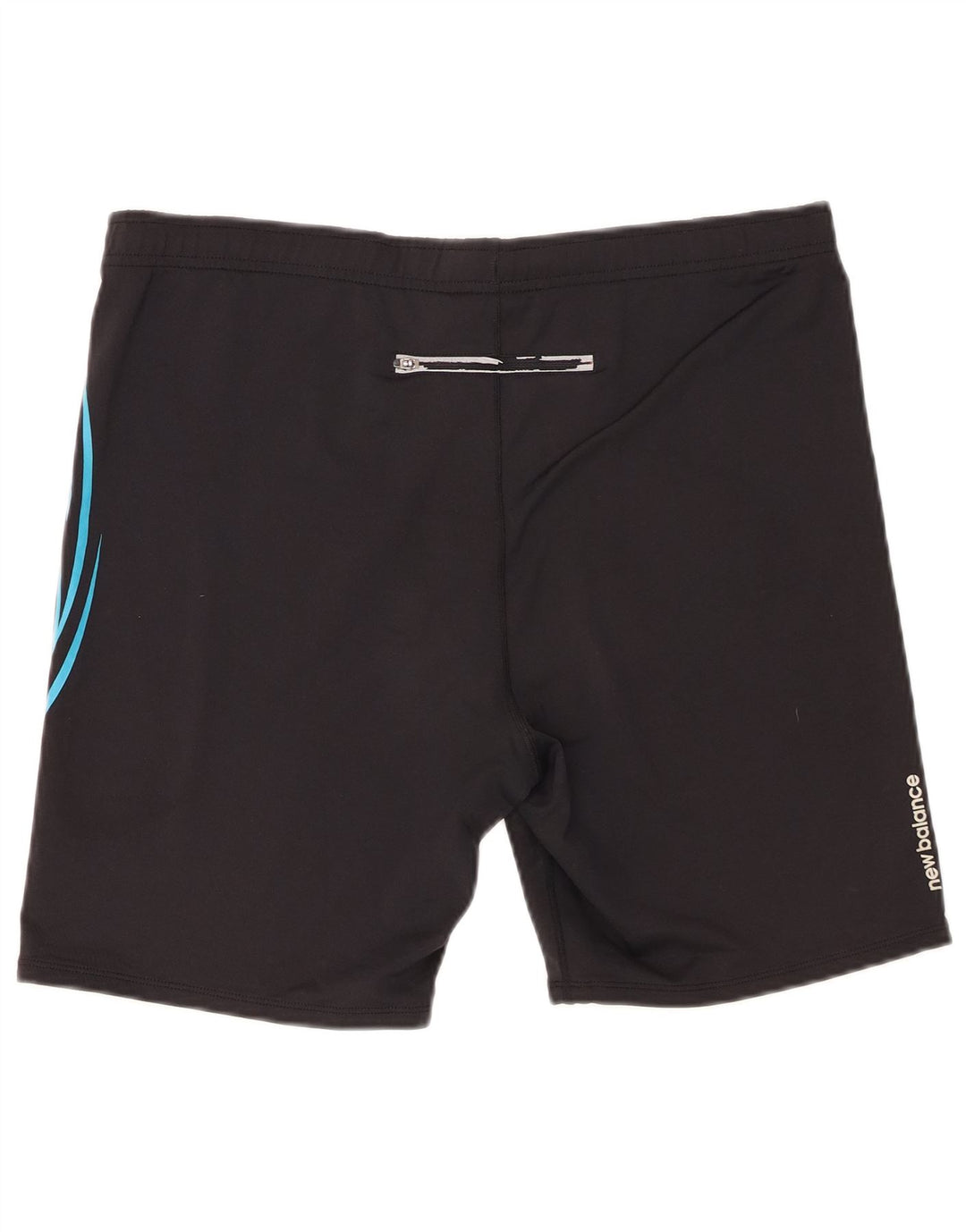 Pantaloni scurți sport grafic New Balance pentru bărbați, mari, negri