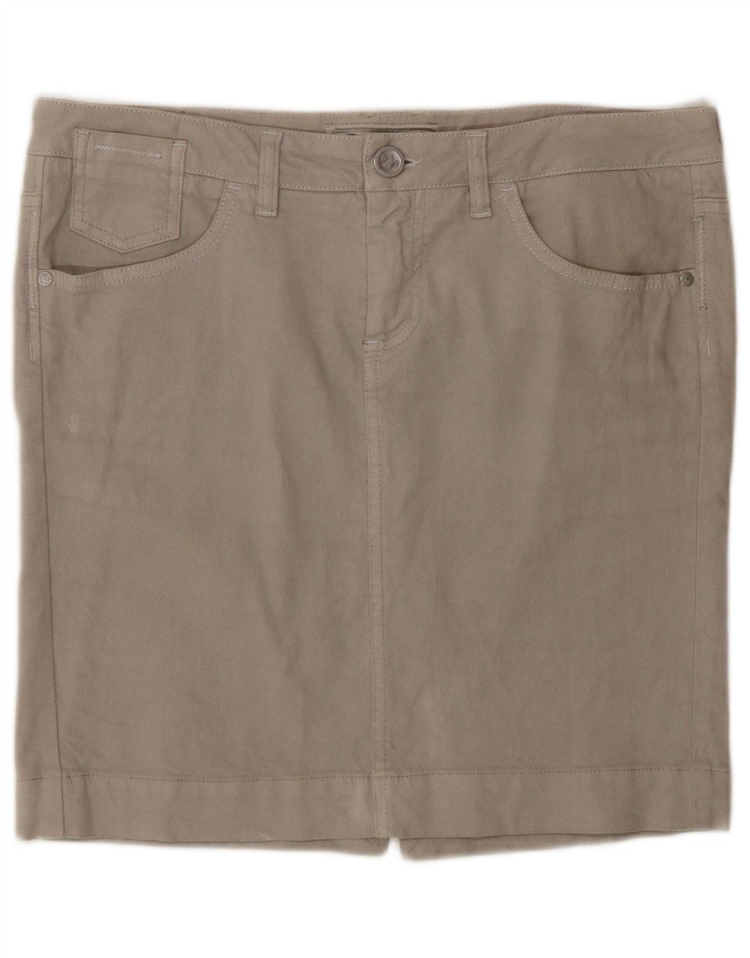 Fusta mini denim pentru femei Murphy & Nye W31 bumbac gri mediu