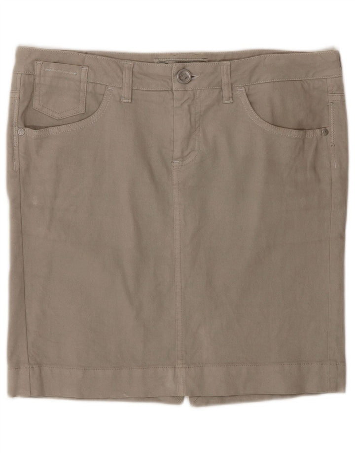 Fusta mini denim pentru femei Murphy & Nye W31 bumbac gri mediu