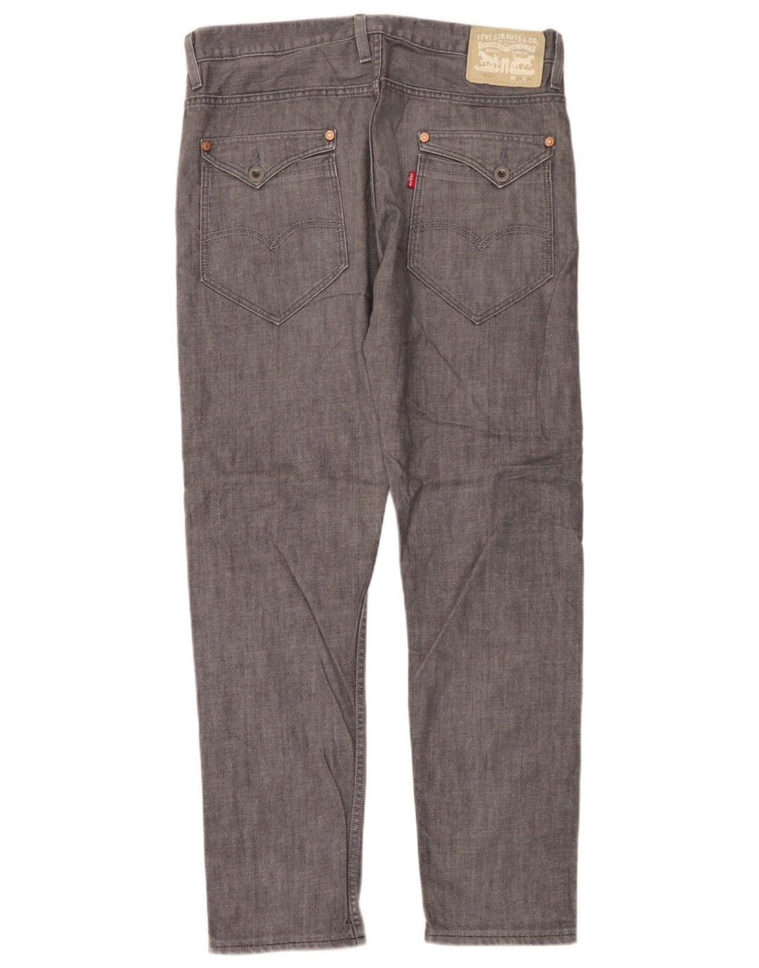 Blugi conici pentru bărbați Levi's 508 W34 L32 bumbac gri