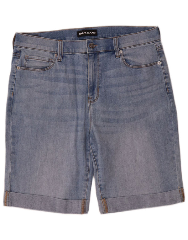 Pantaloni scurți din blugi Dkny pentru femei US 14 XL W32 Bumbac albastru
