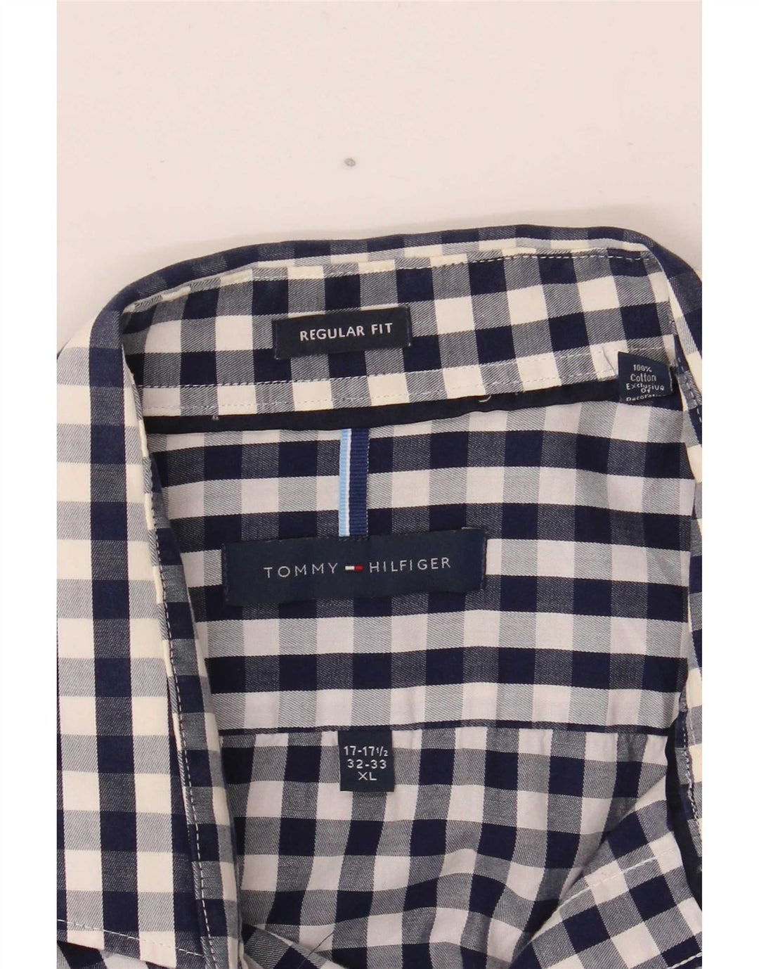 Cămașă pentru bărbați Tommy Hilfiger, cu o formă regulată, mărimea 17 1/2 XL, albastru bleumarin