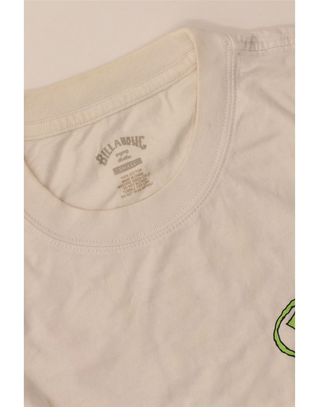 Tricou grafic pentru bărbați Billabong Top mic din bumbac alb