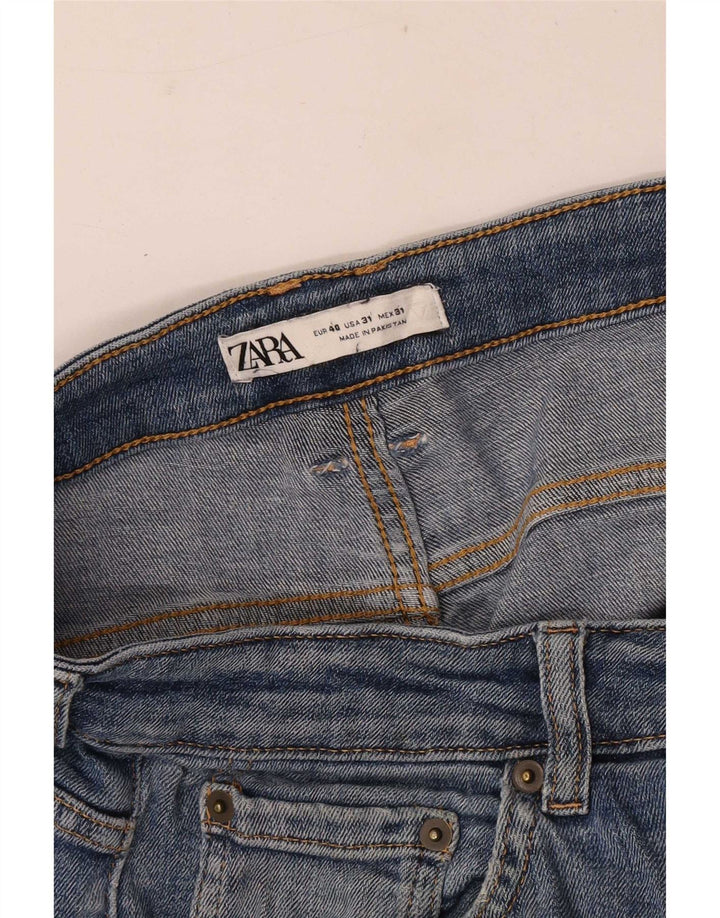 Blugi skinny pentru bărbați Zara EU 40 Medium W31 L30 Albastru