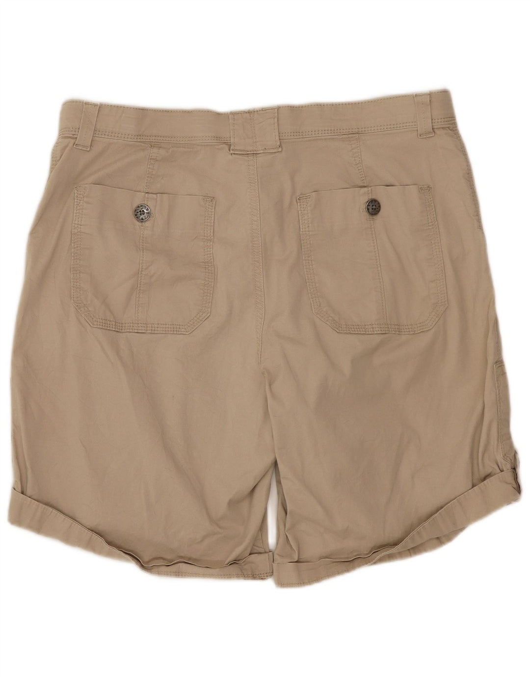 Pantaloni scurti cargo pentru femei Lee US 14 XL W34 Bej Bumbac