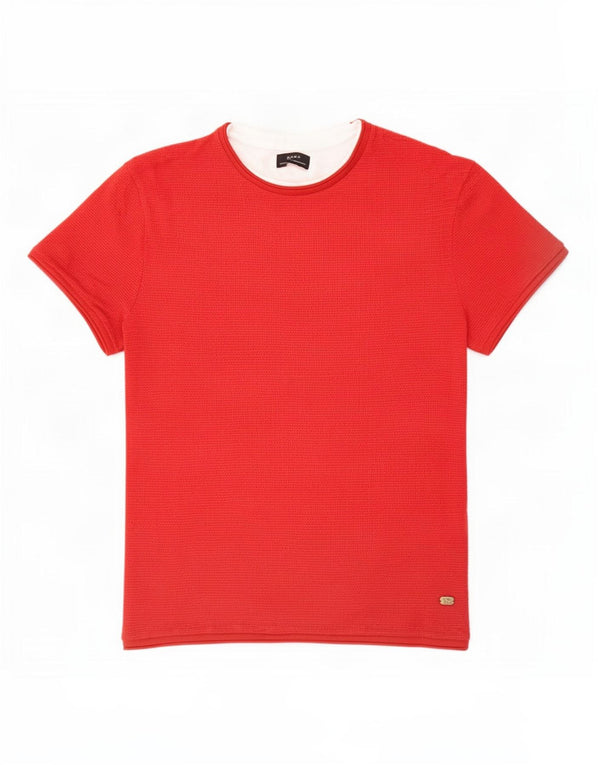 Tricou pentru bărbați Zara Top XL Bumbac Roșu