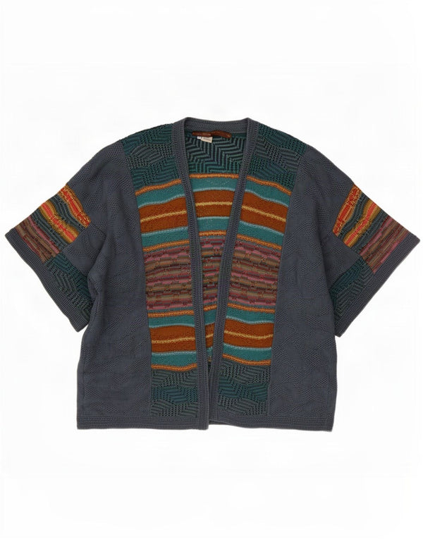 Pulover cardigan cu mânecă scurtă pentru femei Peruvian Connection UK 6 XS gri