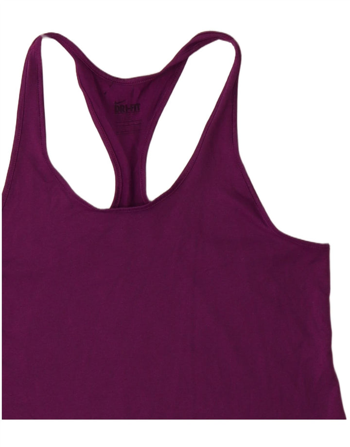 Top Vest NIKE Dri Fit pentru femei UK 8 Small Violet