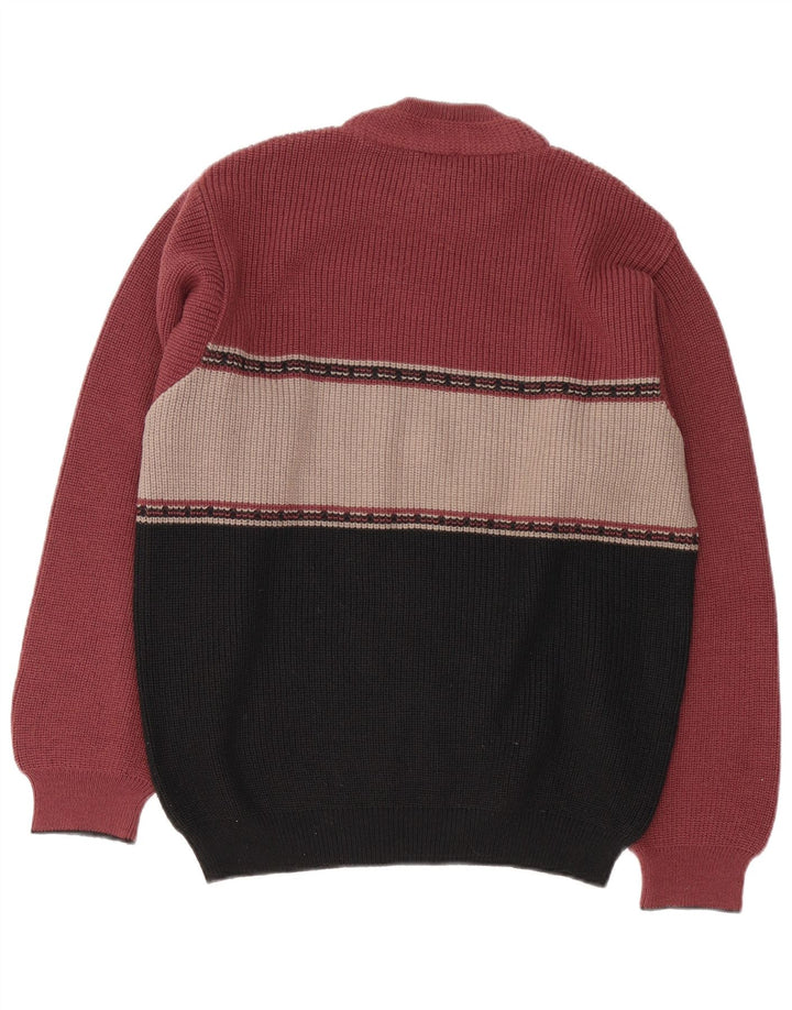 Pulover pentru bărbați Stefanel cu gât țestoasă, multicolor, color block