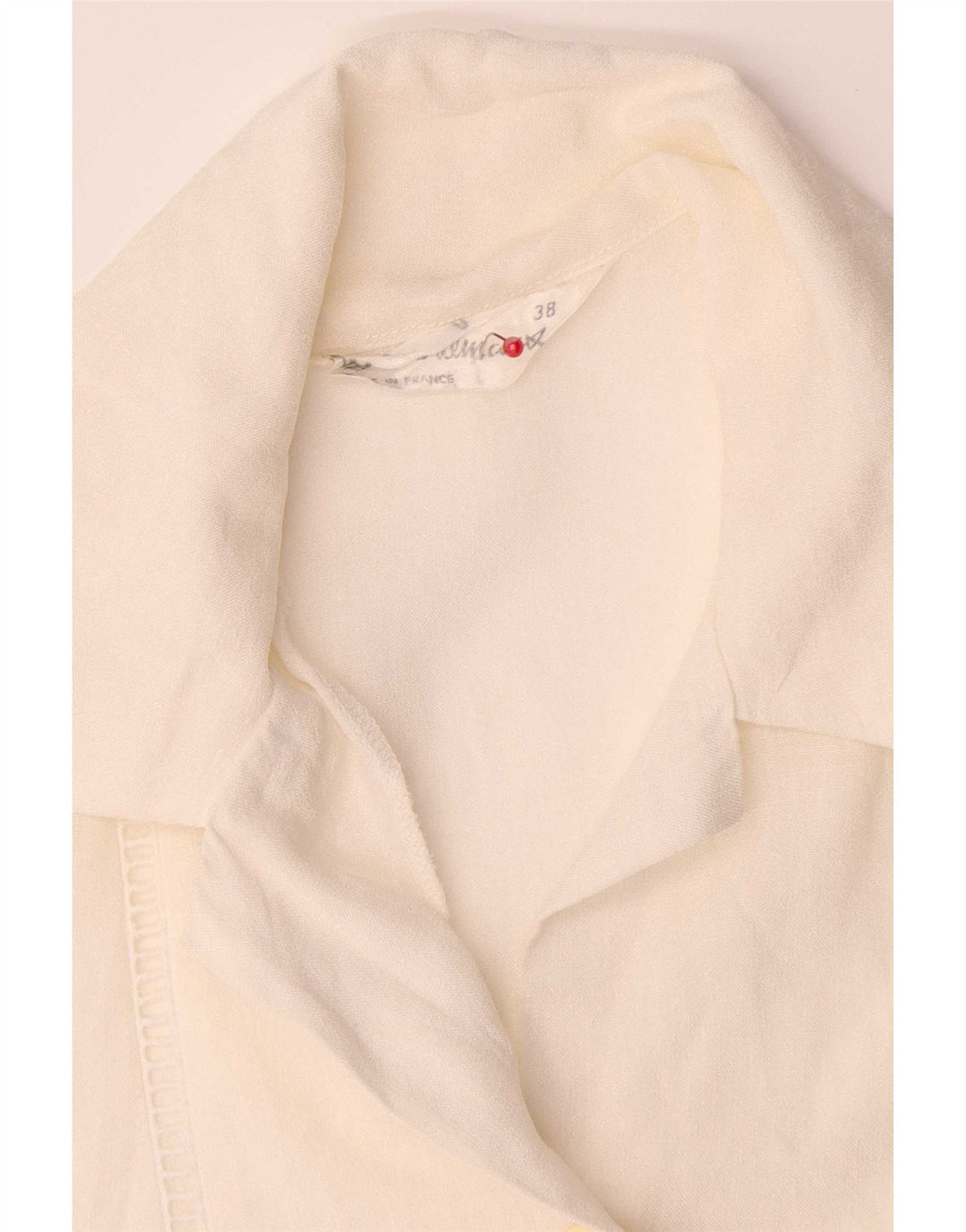 Cămașă Vintage Femei EU 38 Medium White