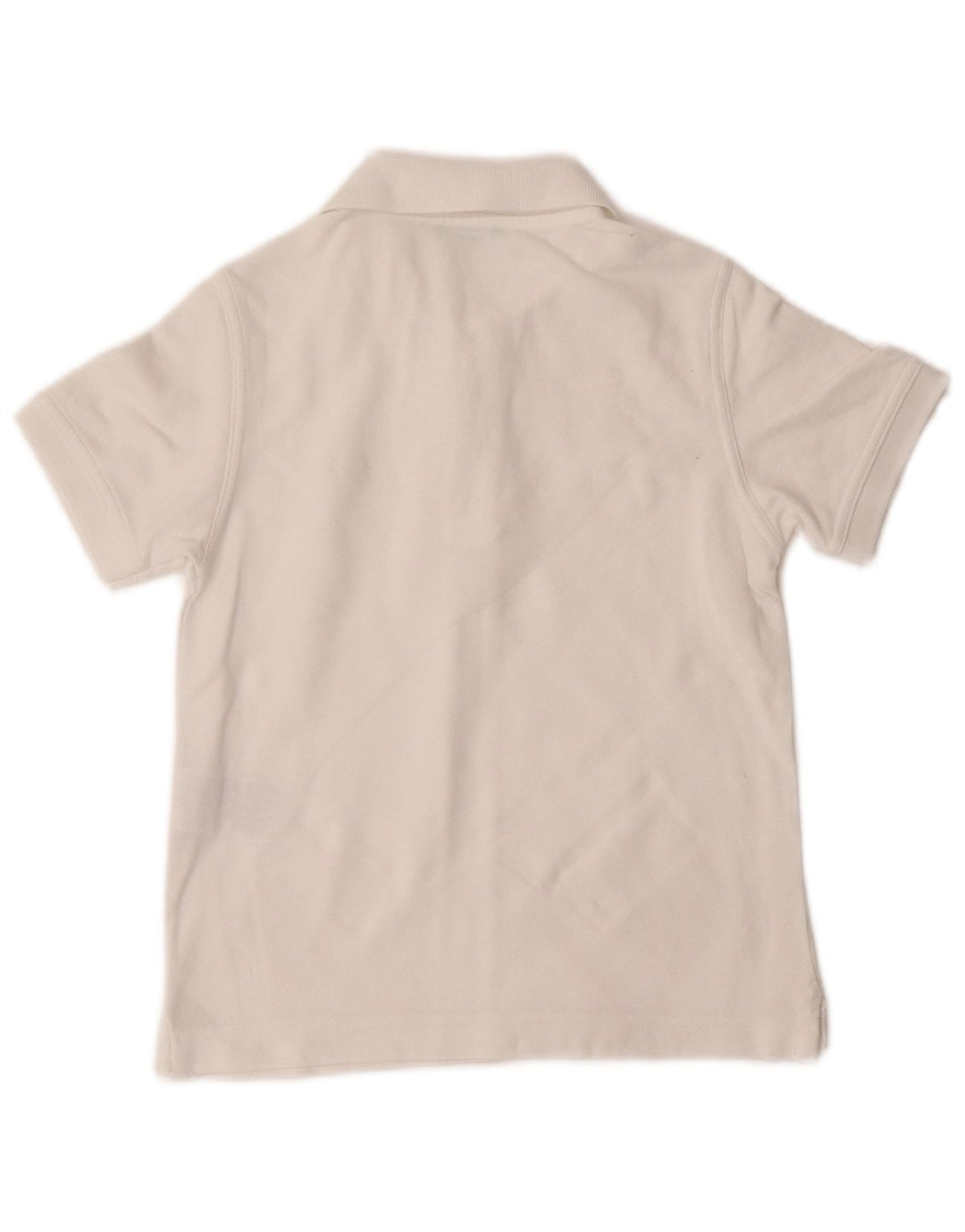 Tricou Polo Benetton Băieți 6-7 Ani Bumbac Alb Mic