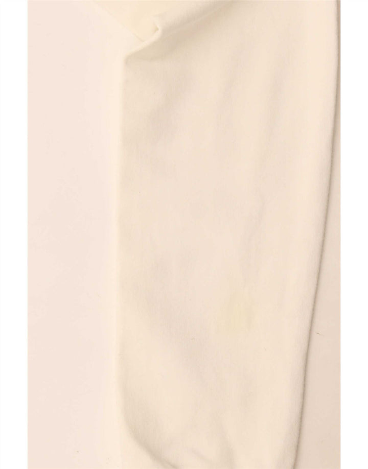 Jachetă de top pentru trening Calvin Klein Jeans pentru femei UK 12 Medium Off White