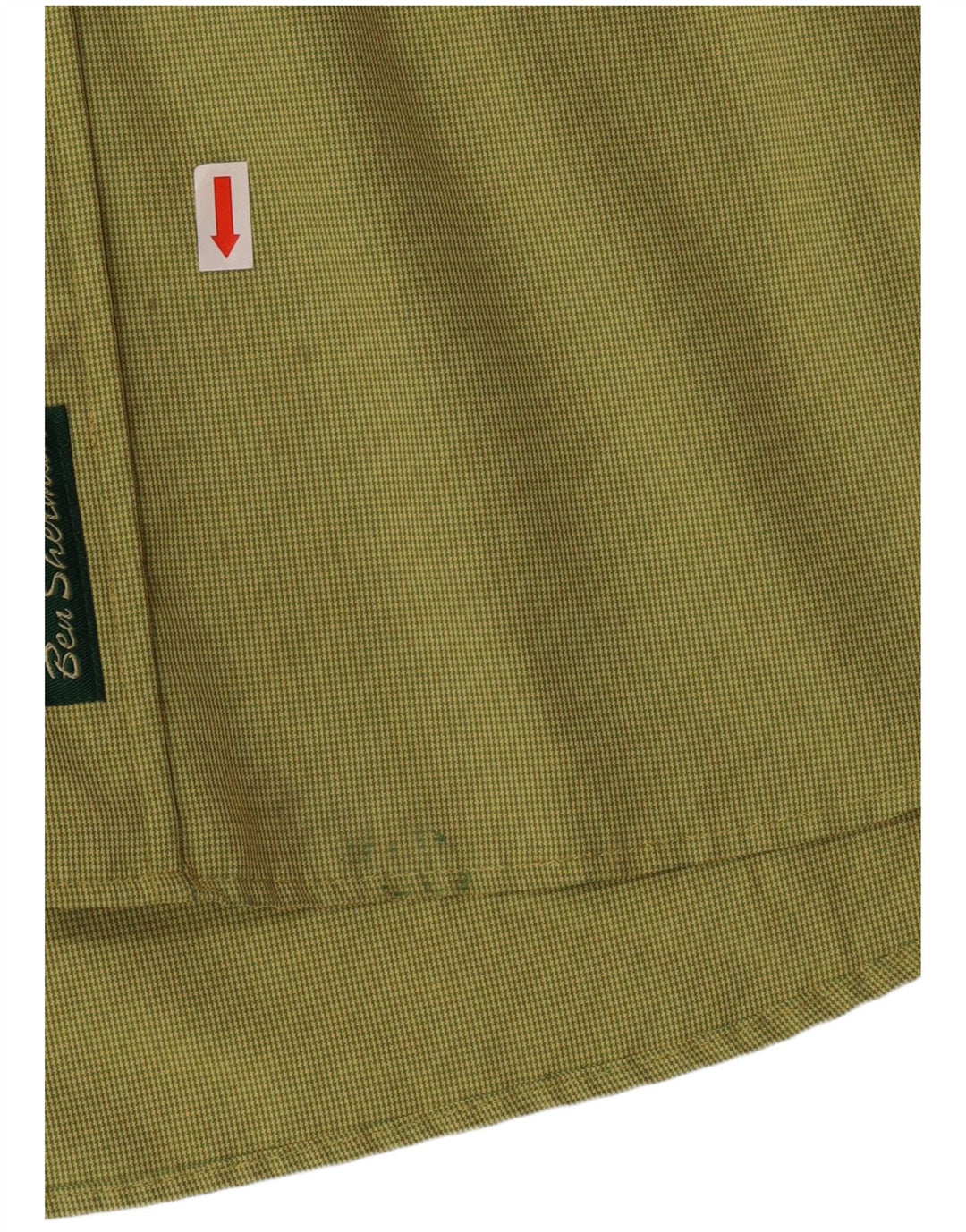 BEN SHERMAN Cămașă pentru bărbați XL verde Houndstooth