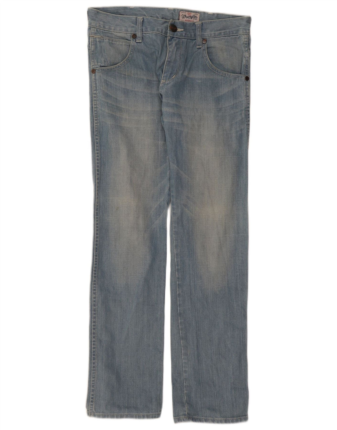 Blugi drepti pentru femei Wrangler W31 L32 Bumbac albastru