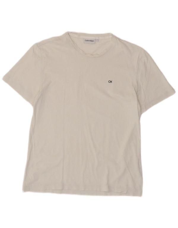Tricou Calvin Klein pentru bărbați Top Mediu Alb
