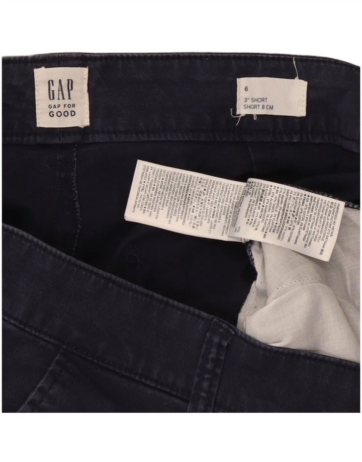 Pantaloni scurti chino pentru femei Gap US 6 Medium W30 Bumbac bleumarin