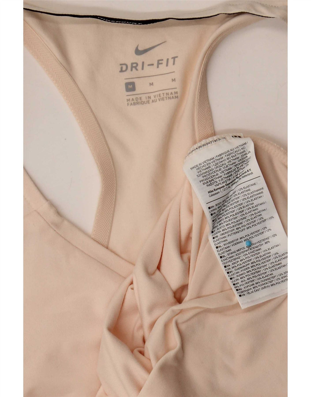 Vesta Nike Dri Fit pentru femei UK 12 Poliester roz mediu