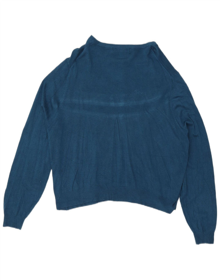 Pulover cardigan pentru femei Marks & Spencer UK 18 XL Albastru