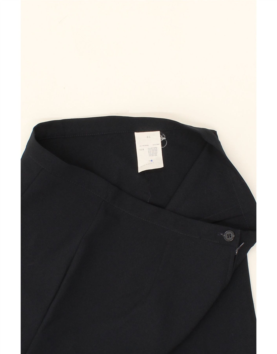 BENETTON Womens Pencil Skirt IT 46 Large W30 Black Polyester Vintage Benetton and Second-Hand Benetton from Messina Hembry 