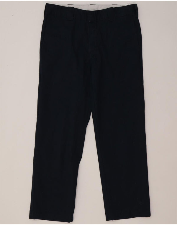 Pantaloni casual slim drepti pentru femei Dickies L34 L32 Poliester bleumarin