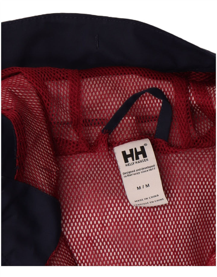 Jachetă de ploaie cu glugă pentru femei Helly Hansen UK 14 Poliester mediu albastru bleumarin