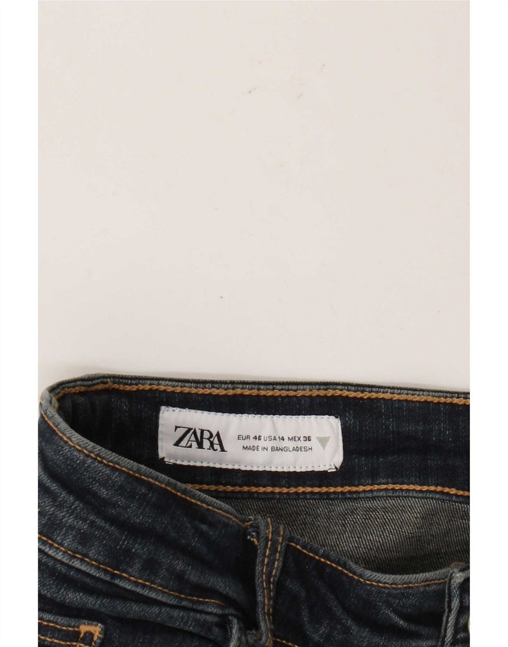 Blugi slim pentru femei Zara EU 46 XL W36 L28 Bleumarin
