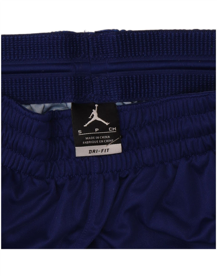 Pantaloni scurți sport Jordan Dri Fit pentru bărbați, mici, bleumarin, poliester color bloc