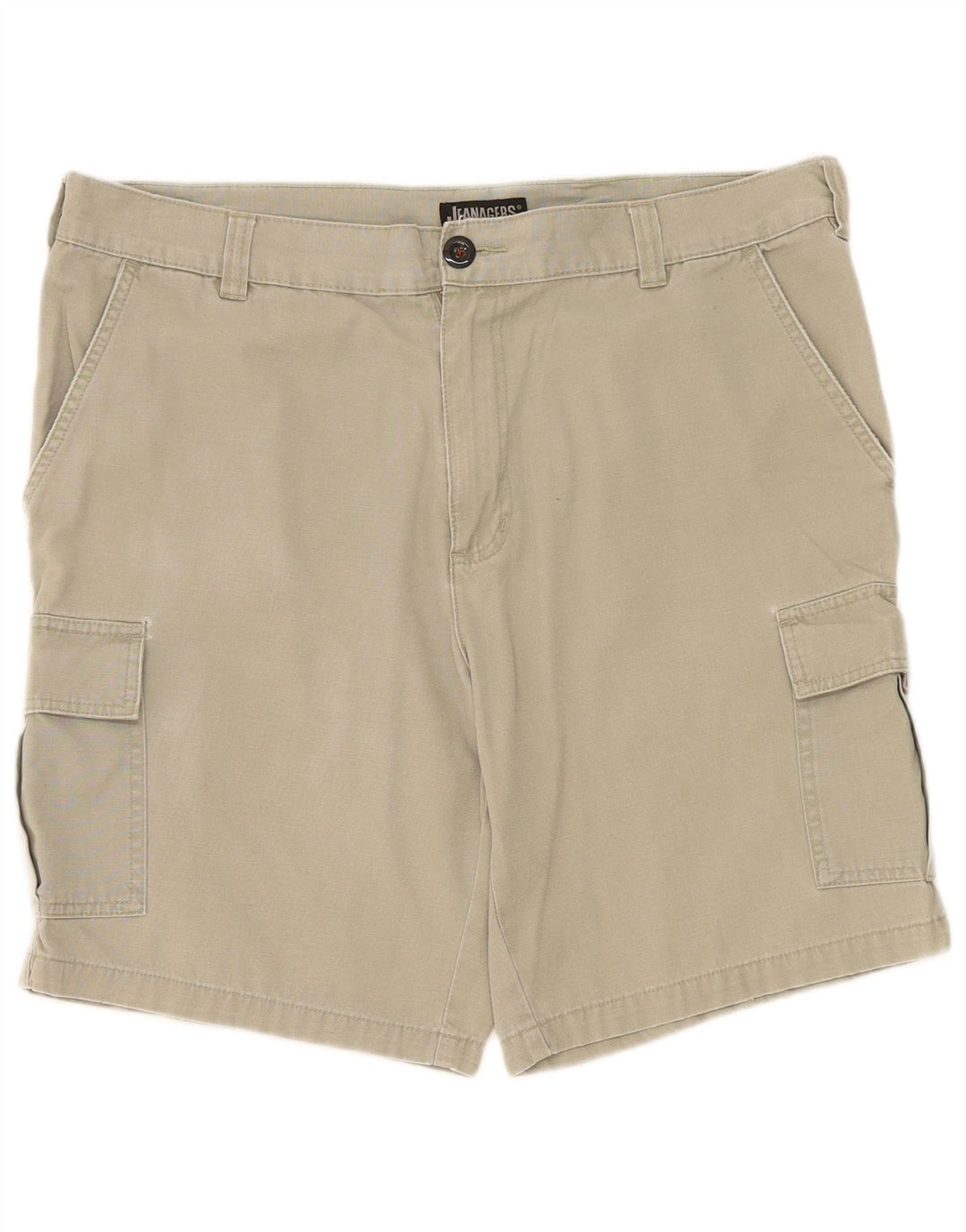 Pantaloni scurți cargo Jeanagers pentru bărbați W38 XL bumbac kaki