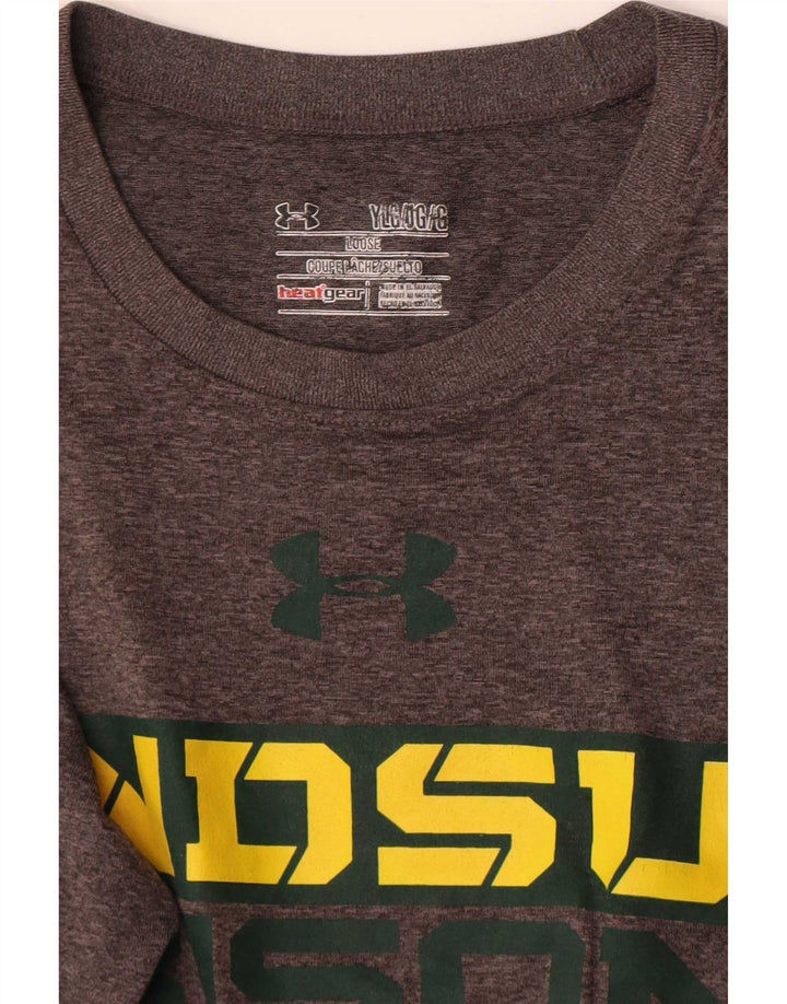Under Armour Boys Graphic Top mânecă lungă 11-12 ani mare gri