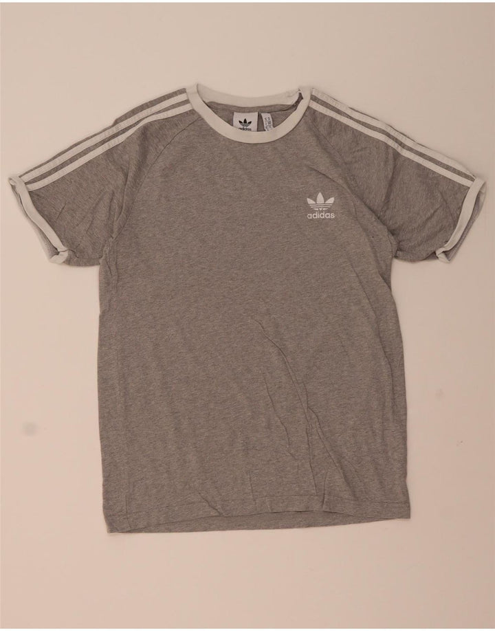 Tricou pentru bărbați Adidas Top Medium Gri Bumbac