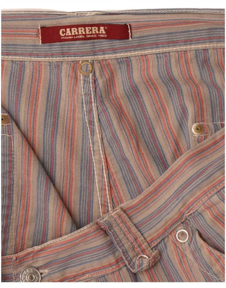 Pantaloni scurți chino pentru bărbați Carrera W38 XL cu dungi roșii
