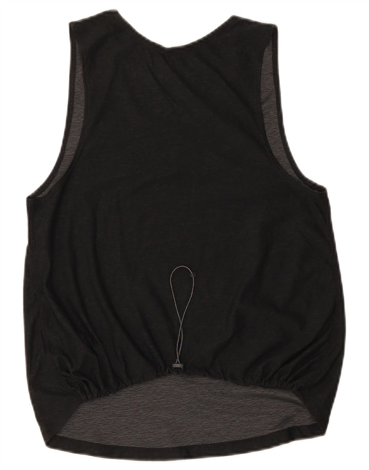 Vesta Nike Dri Fit Top pentru femei UK 10 Small Negru Poliester
