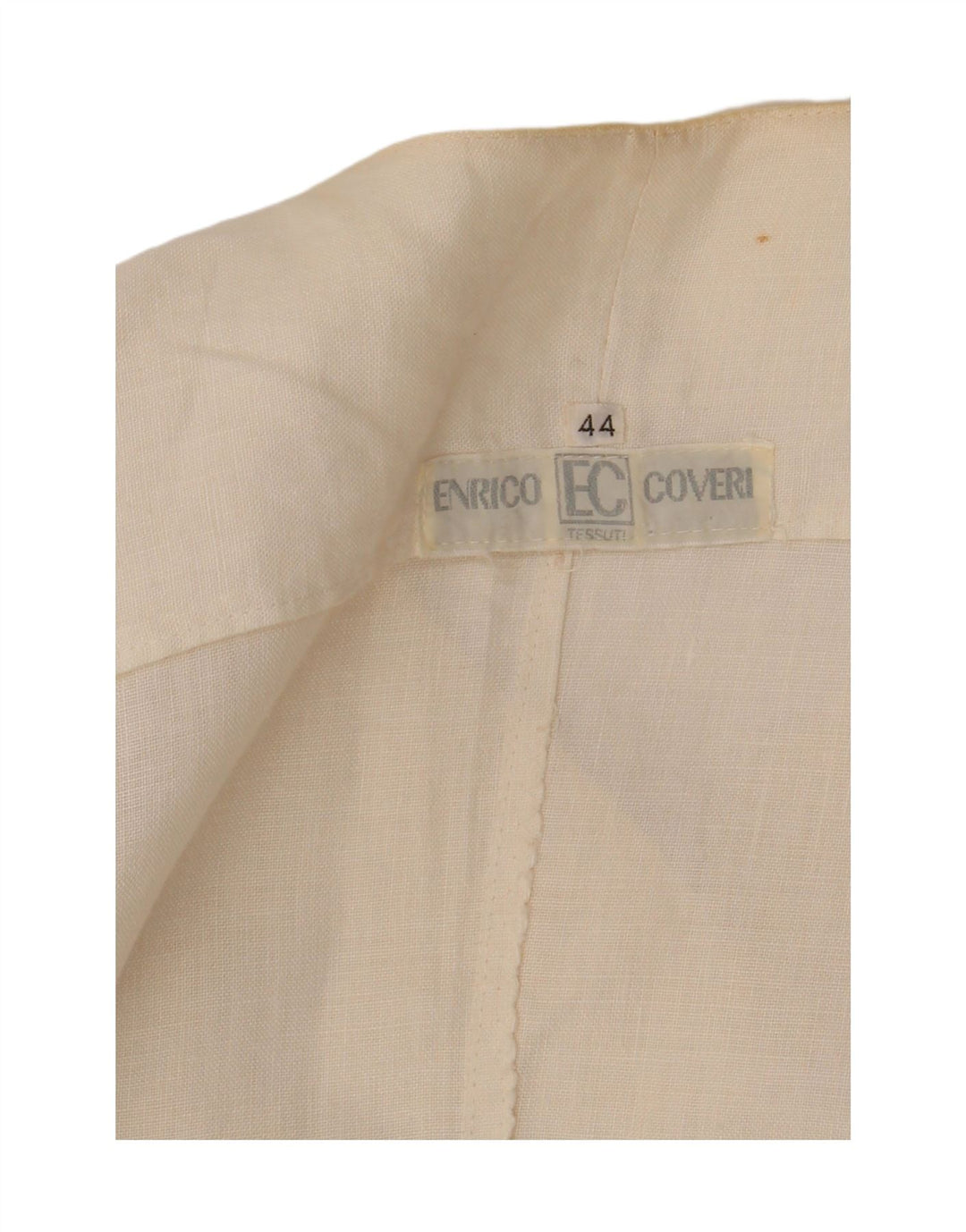 Enrico Coveri Jachetă pentru femei cu mânecă scurtă, cu 3 nasturi, IT 44 Medium White