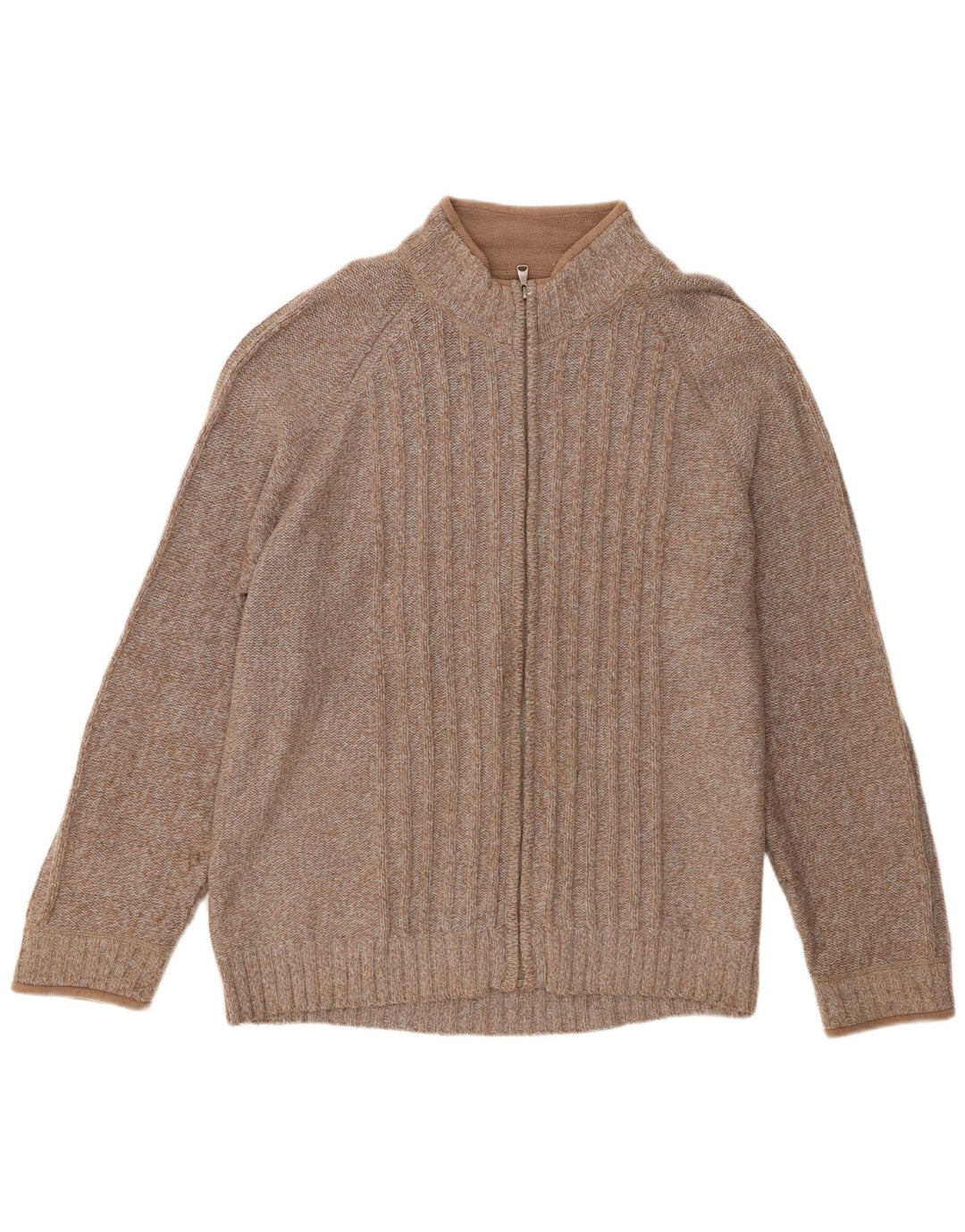 Pulover cardigan pentru bărbați Marks & Spencer XL Lână maro