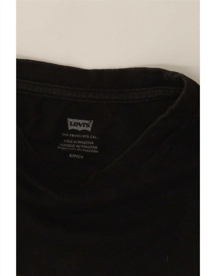 Tricou grafic pentru bărbați Levi's Top Mic Negru