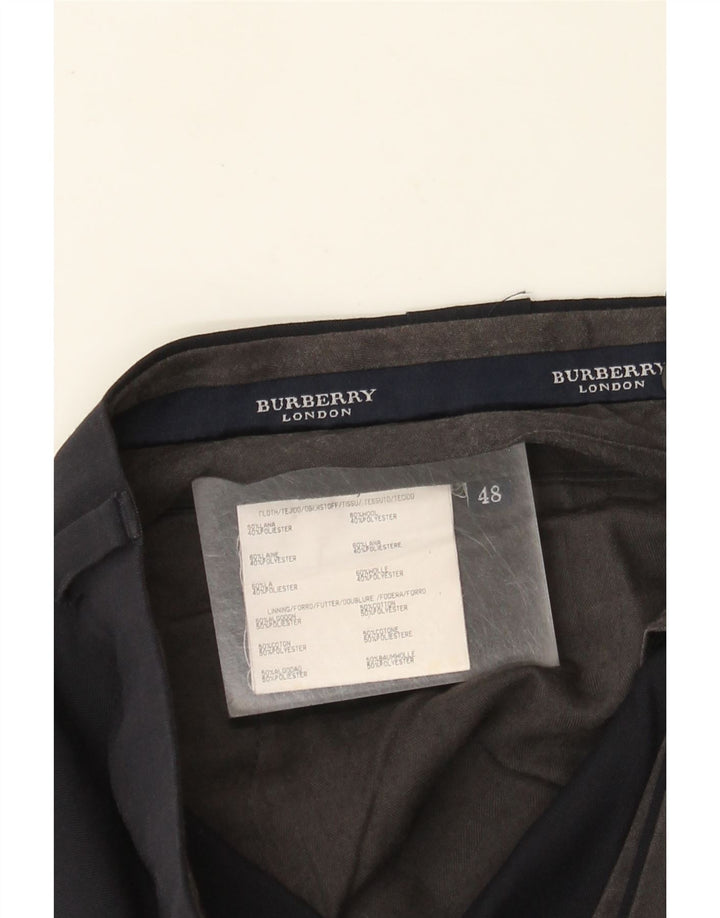Pantaloni de costum pentru bărbați Burberry IT 48 Medium W36 L31 Bleumarin Lână