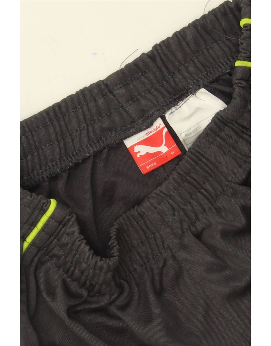 PUMA Boys Sport Shorts 9-10 Years Medium Grey Polyester Vintage Puma and Second-Hand Puma from Messina Hembry 