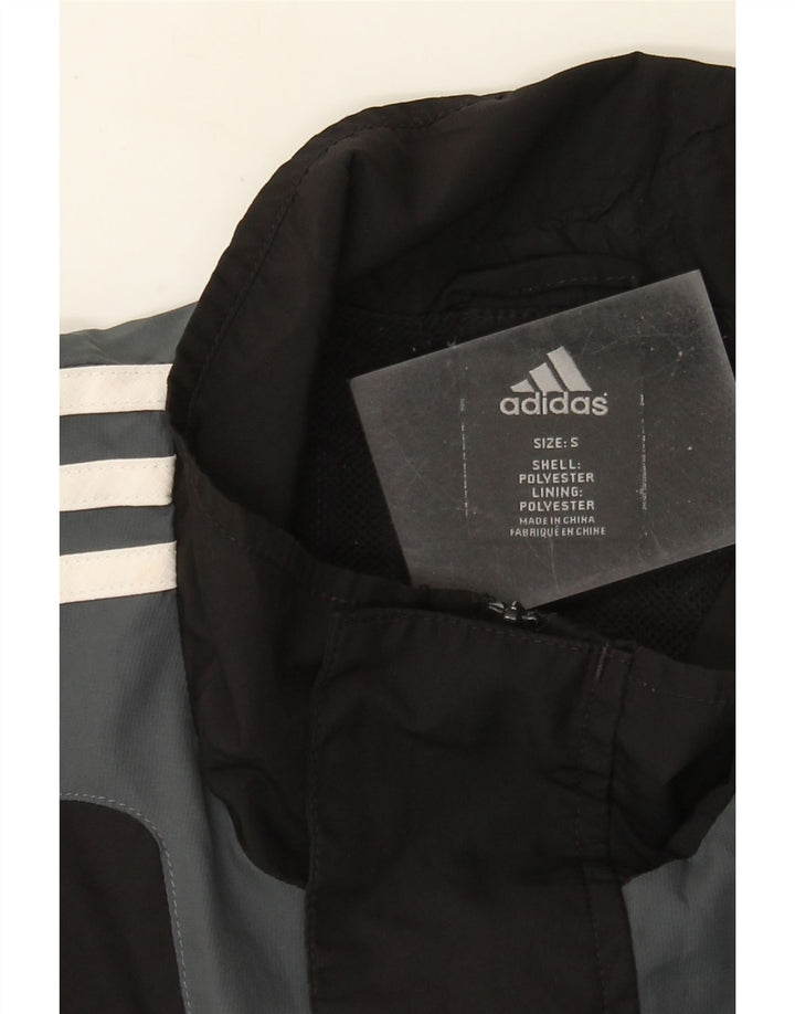 Jachetă Anorak pentru bărbați Adidas UK 36, negru, poliester color block