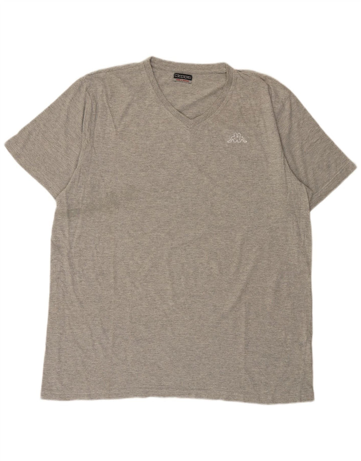 Tricou Bărbați Kappa Top 3XL Bumbac Gri