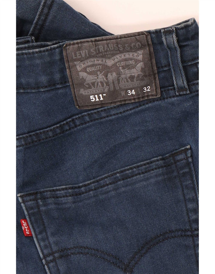 Blugi Levi's 511 Slim W34 L32 Albastru