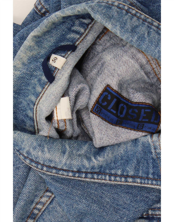 Closed Mens Denim Jacket UK 38 Medium Blue Bumbac