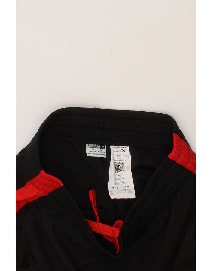 PUMA Boys Graphic Sport Shorts 10-11 Years Medium  Black Colourblock Vintage Puma and Second-Hand Puma from Messina Hembry 