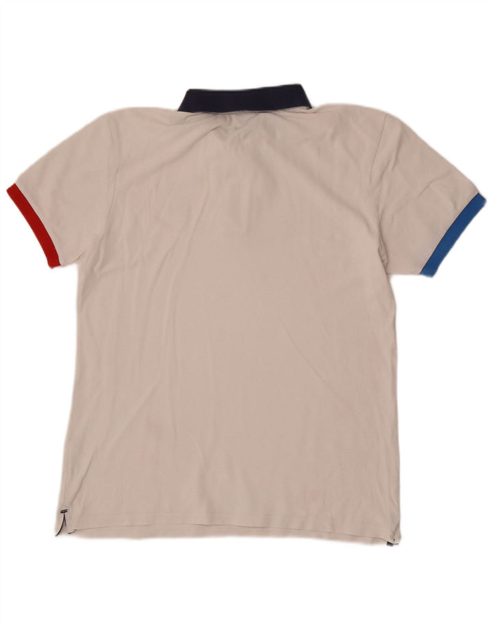 Tricou polo North Sails pentru bărbați, mediu alb, bloc de culoare